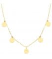 Collier Femme Plaques Or 18K