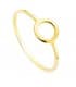 Anillo Mujer Planet Oro Amarillo 18K joya minimal casual sortija círculo