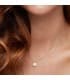 Collier Anna serti Clos Or Blanc 18 K