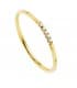 Anillo Hepburn Oro Amarillo 18K Diamantes 0.025 Qts.