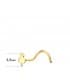 Piercing Nariz Mujer Oro 18K Trébol