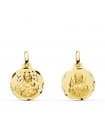 Scapolare del Carmelo Oro 18Kt 14 mm lavorato