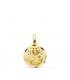 Escapulario V. Carmen / C. Jesús ORO AMARILLO 18K 14mm Tallado medalla religiosa