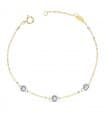 Pulsera Diamantes Delicia Oro 18K 0.045 Qtes.
