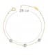 Pulsera Diamantes Delicia Oro 18K 0.045 Qtes.