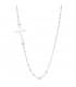 Collier Femme Croix Or blanc 18k