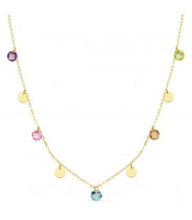 Collar Sol Mujer Oro Amarillo 18K 40 cm