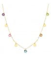 Collier Soleil Femme Or Jaune 18K 40 cm