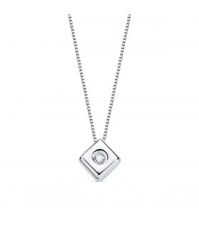 Collana punto luce Chérie Diamante 0.015 ct OB 18Kt