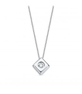 Collier Chérie Diamants 0.015 Ct. OB 18K