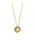 Gargantilla Delicia 0.015 Qtes. OA 18K. Gargantilla de oro para mujer. Colgante con diamante.
