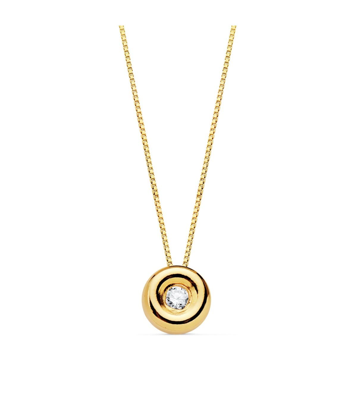 Collier Délice 0.015 Ct. Or Jaune 18K