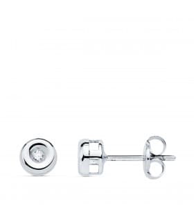 Boucles d'oreilles Délice 0.04 Ct. 18K