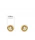 Boucles d'oreilles Délice Diamants 0.030 Ct. Or Jaune 18K