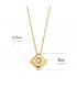 Gargantilla oro 18k mujer modelo Chérie con diamantes 0.015 quilates. Gargantilla oro amarillo.