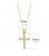 Gargantilla Cruz Diamante 0.015 Qtes. OA 18K