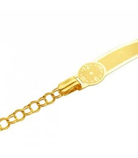 Esclava bebé oro 18 ktes 2ª reloj