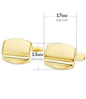 Gemelos Adrien Oro Amarillo 18K
