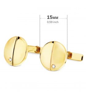 Gemelos Claude Oro Amarillo 18K