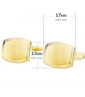 Gemelos Fabrice Oro Amarillo 18K