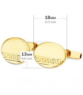 Boutons de manchette Henri Or Jaune 18K