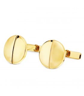 Gemelos de hombre Jacques Oro Amarillo 18K joyas para novio boda