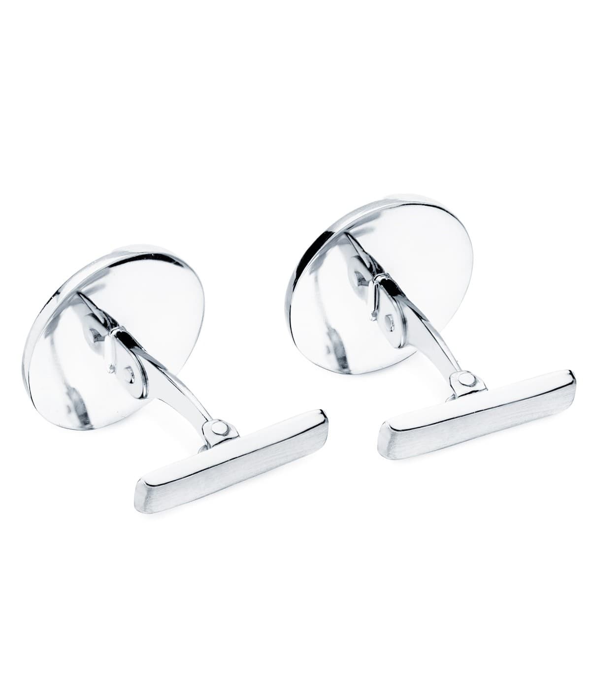 Boutons de manchette Alexandre Or Blanc 18K Nacre