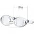Gemelos hombre Olivier Oro Blanco 18K joyas novio boda