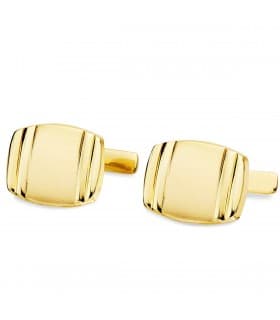 Gemelos Tristan Oro Amarillo 18K joyas hombre novio boda