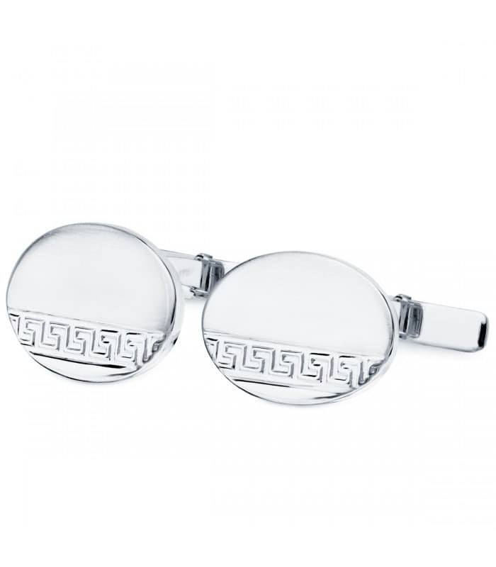 Gemelos Henri Oro Blanco 18K