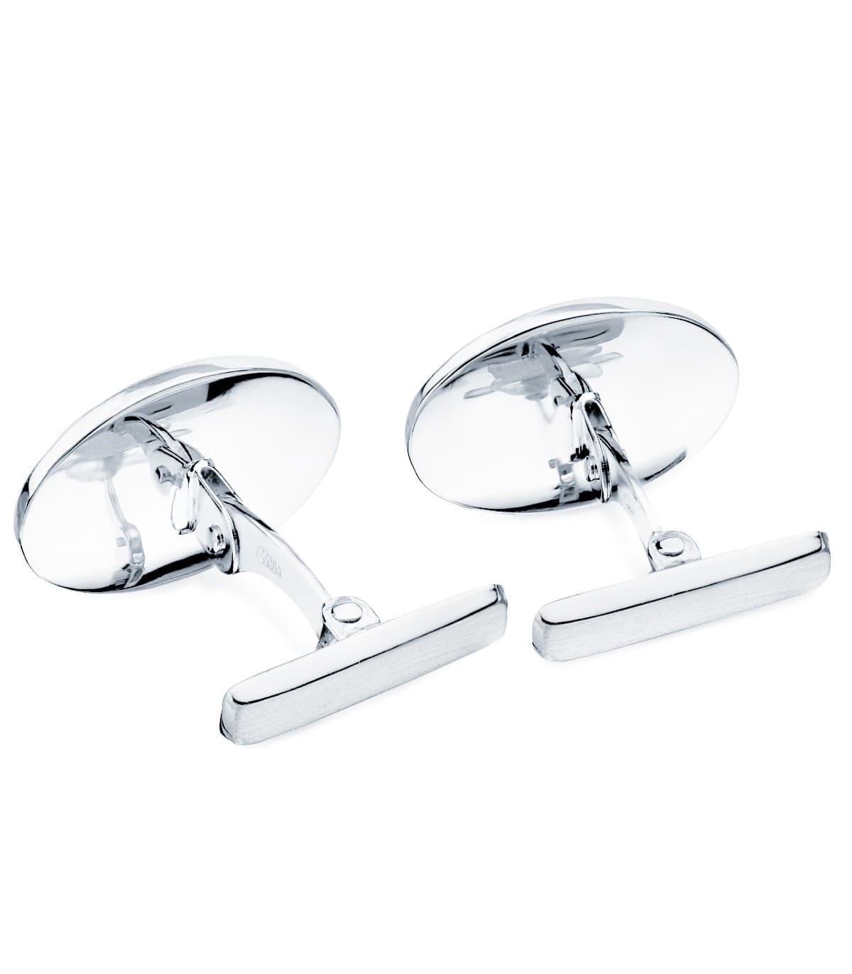 Gemelos Henri Oro Blanco 18K