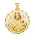 Scapulaire Vierge du Mont Carmel et Sacré Coeur Or 18K 42mm Ajourée