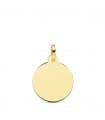 Médaille Ronde Or 18K 16 mm Brillante