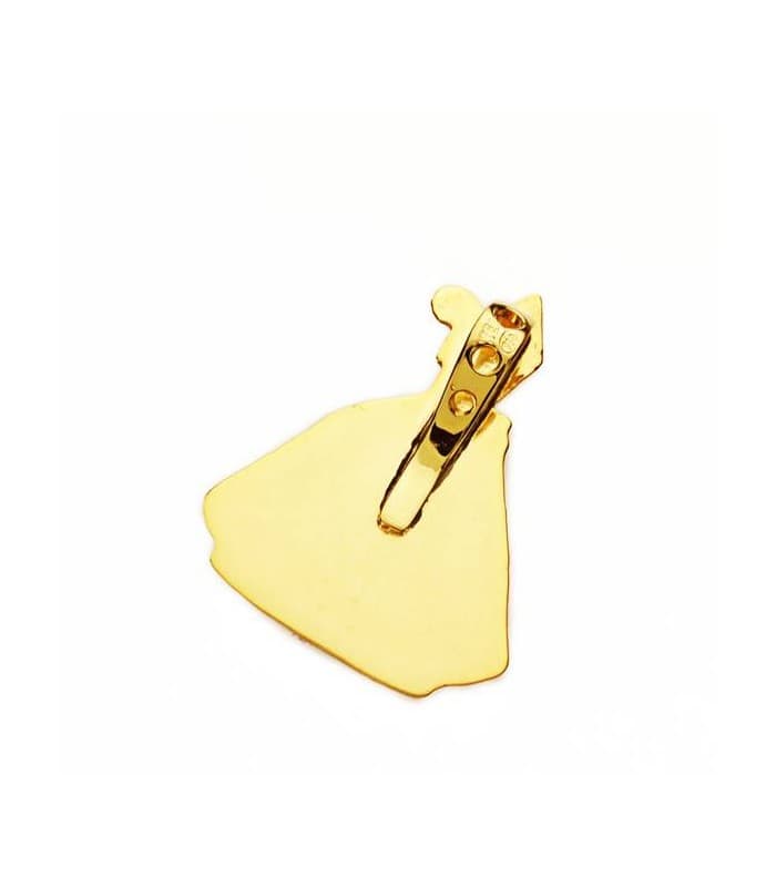 San Fermín silueta oro 18ktes