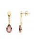 Ohrstecker mit Zirkonia Tropfen – Ohrhänger 18K Gold | Damenschmuck - Hochzeit