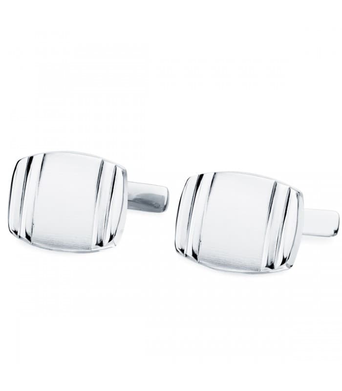 Gemelos Baptiste Oro Blanco 18K