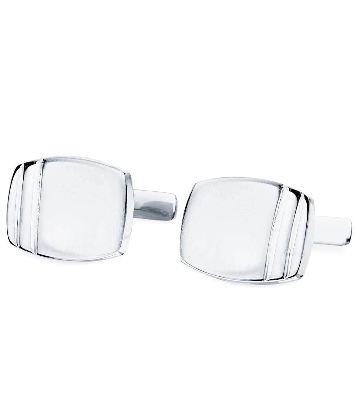 Gemelos Bernard Oro Blanco 18K