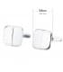 Gemelos Logan Oro Blanco 18K