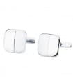 Gemelos Logan Oro Blanco 18K