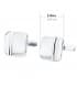 Gemelos Lambert Oro Blanco 18K