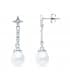 Pendientes Novia Loane Oro Blanco 18K Perla