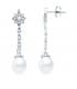 Pendientes Novia Nadine Oro Blanco 18K Perla | pendientes para boda | joyas nupciales