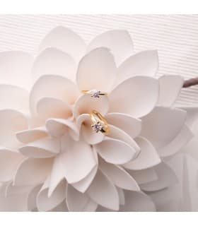 Solitario de Mujer Oro blanco Amarillo 18K Anillo de boda barato