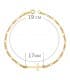 Pulsera de mujer oro 18 kilates cruz cadena eslabones figaro