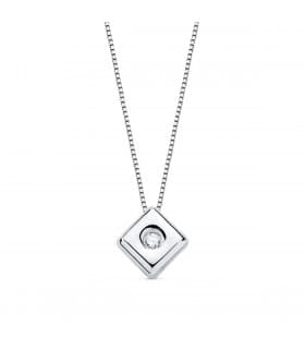 Collier Chérie Diamants 0.070 Ct. OB 18K
