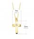Gargantilla Cruz Diamante 0.015 Qt. Oro 18K